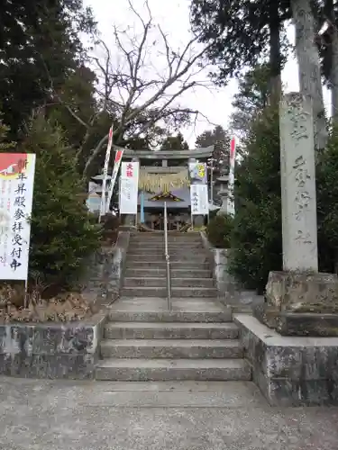 鏡石鹿嶋神社の鳥居