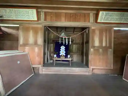 阿部神社の本殿・本堂