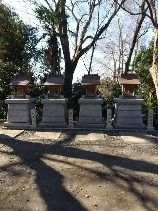 所澤神明社の末社・摂社
