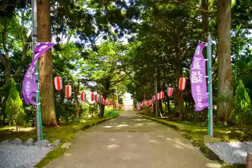 尻岸内八幡神社の景色