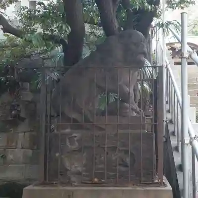 御田八幡神社の狛犬