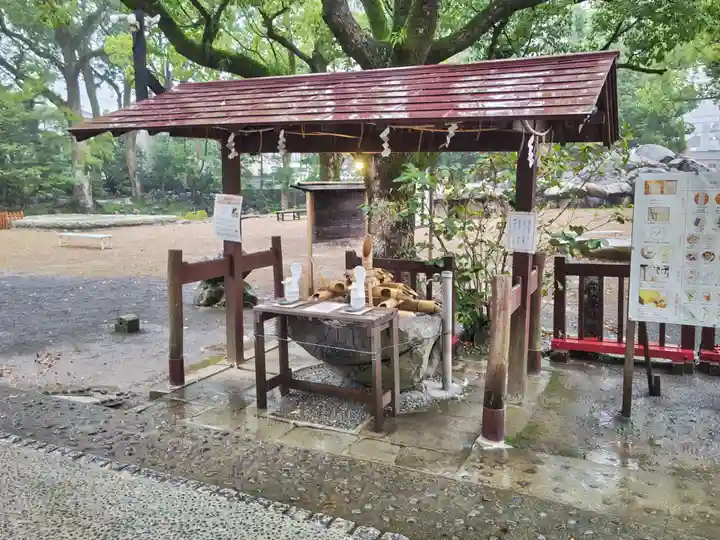 諫早神社(九州総守護 四面宮)の手水舎