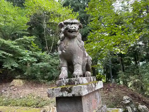 蔵王社の狛犬