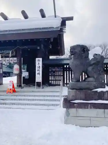 札幌護國神社の狛犬