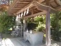 大原八幡神社の手水舎