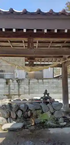 總宮神社の手水舎