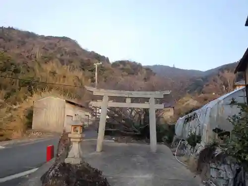 諭鶴羽神社の鳥居