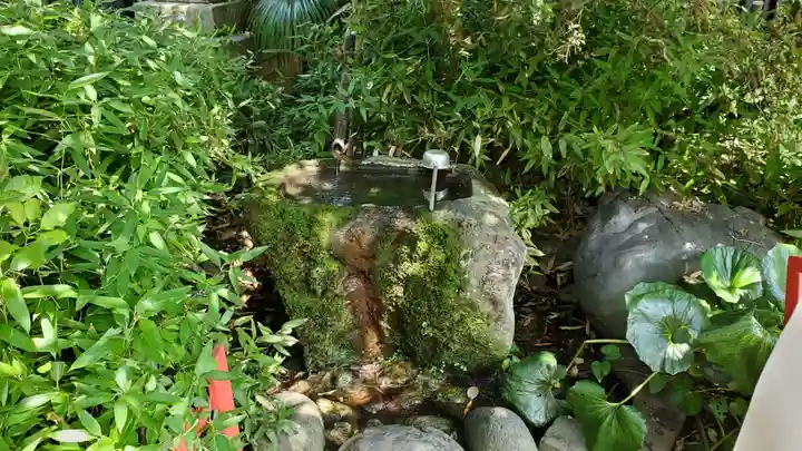 子安稲荷神社の手水舎