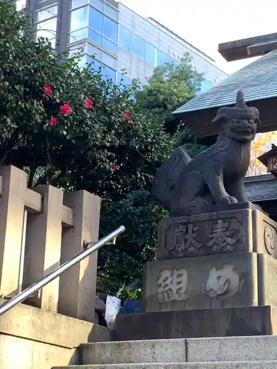 芝大神宮の狛犬