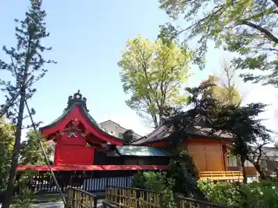 足立神社の本殿・本堂