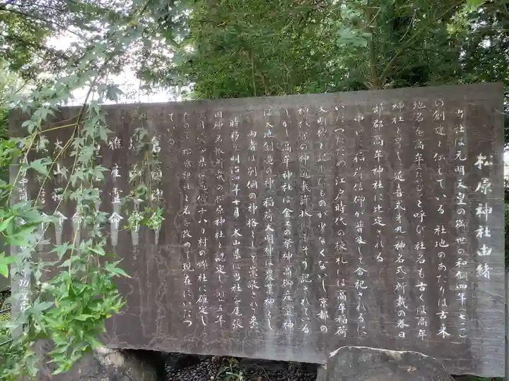 松原神社の歴史