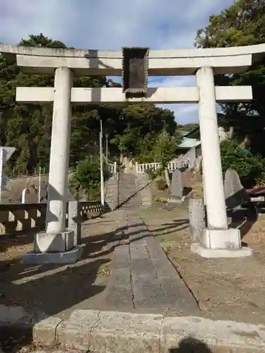 龍口明神社（元宮）の鳥居