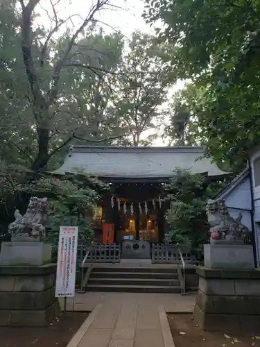 神明氷川神社の本殿・本堂