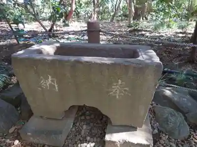 櫻木神社の手水舎