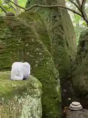 帯廣神社の像