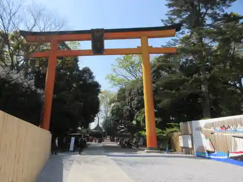 川越氷川神社の鳥居