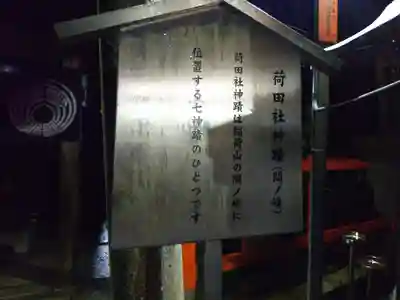 伏見稲荷大社間ノ峰(荷田社神蹟・ 伊勢大神)(京都府)