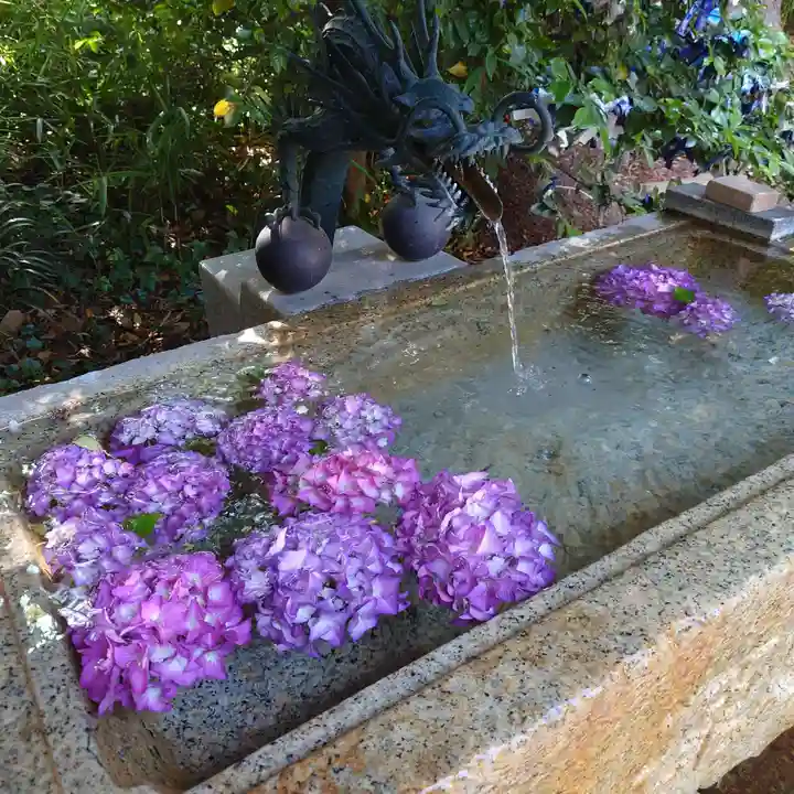 星宮神社の手水舎