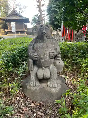 中野氷川神社の狛犬