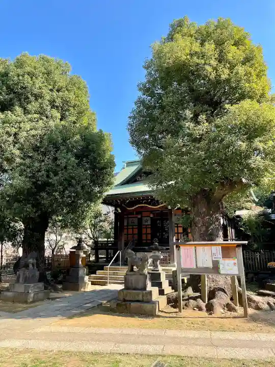 西向天神社の本殿・本堂