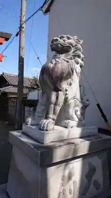 羽田八幡宮の狛犬