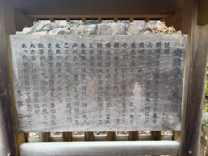 春日山神社の{uncategorized: "未分類", other: "その他", undefined: "問題あり", building: "その他建物", grave: "お墓", sacred_gate: "鳥居", guardian: "狛犬", statue: "像", buddha: "仏像", history: "歴史", nature: "自然", garden: "庭園", animal: "動物", pagoda: "塔", temizu: "手水舎", mountain_gate: "山門・神門", sanctuary: "本殿・本堂", subordinate: "末社・摂社", art: "芸術", scenery: "景色", jizo: "地蔵", ema: "絵馬", goshuin: "御朱印", omikuji: "おみくじ", items: "授与品その他", amulet: "お守り", goshuincho: "御朱印帳", eats: "食事", festival: "お祭り", votive_dance: "神楽", shichigosan: "七五三参", wedding: "結婚式", experience: "体験その他", initially: "初詣", around: "周辺", anti_infection: "感染症対策"}