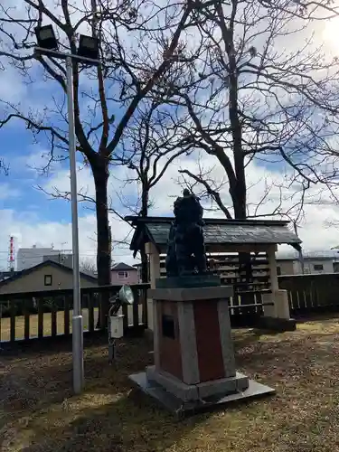 鳥取神社の狛犬