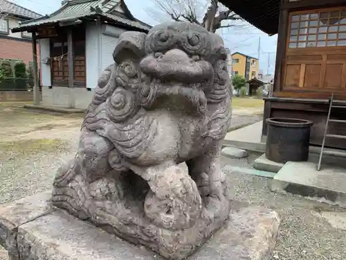 五井若宮八幡神社の狛犬