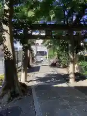 蝮ヶ池八幡宮の鳥居