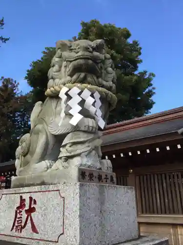 亀ケ池八幡宮の狛犬