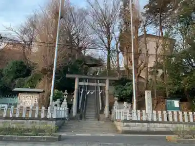 千年神社の鳥居