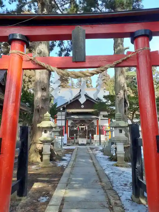 石鳥谷熊野神社の鳥居