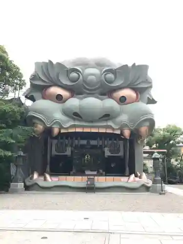 難波八阪神社の本殿