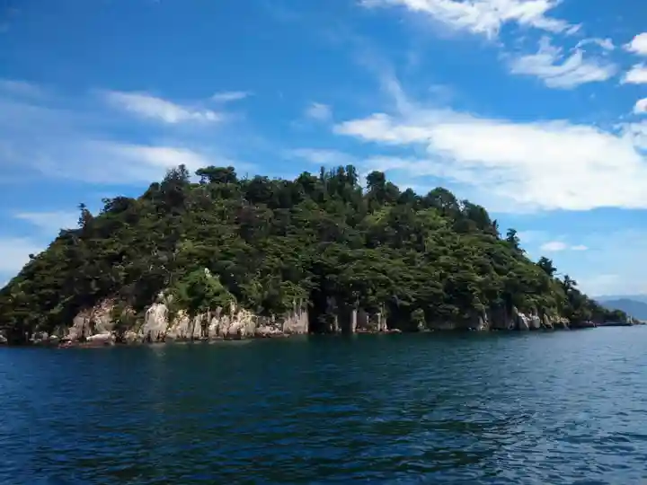 竹生島神社(都久夫須麻神社)の景色