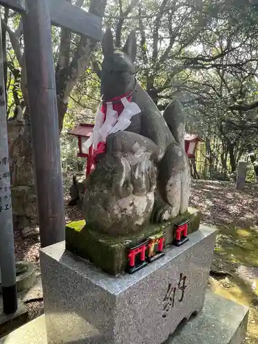 岩嶽稲荷大明神の狛犬