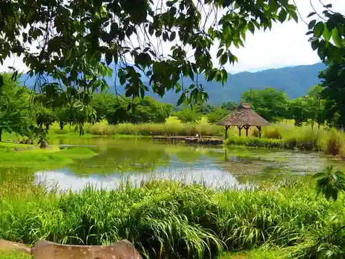 川中島古戦場八幡社の庭園