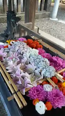 江南神社の手水舎