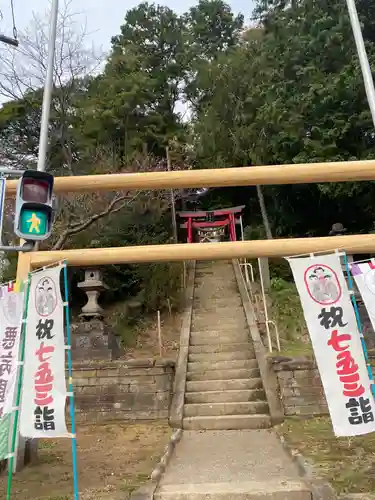 五霊神社の鳥居