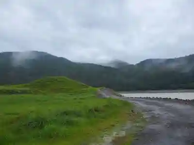 大斎原(熊野本宮大社旧社地)の景色