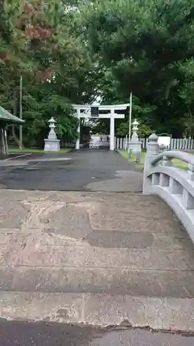 亀田八幡宮の鳥居