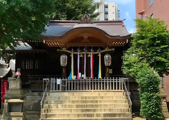 池尻稲荷神社の本殿・本堂