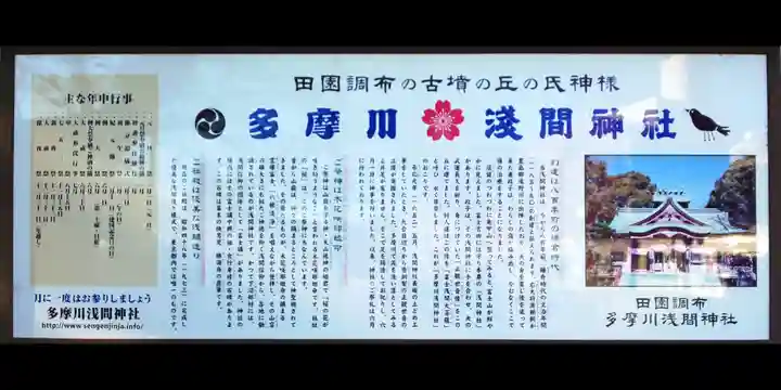 多摩川浅間神社の歴史