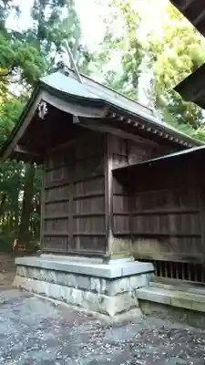 帳附神社の本殿・本堂