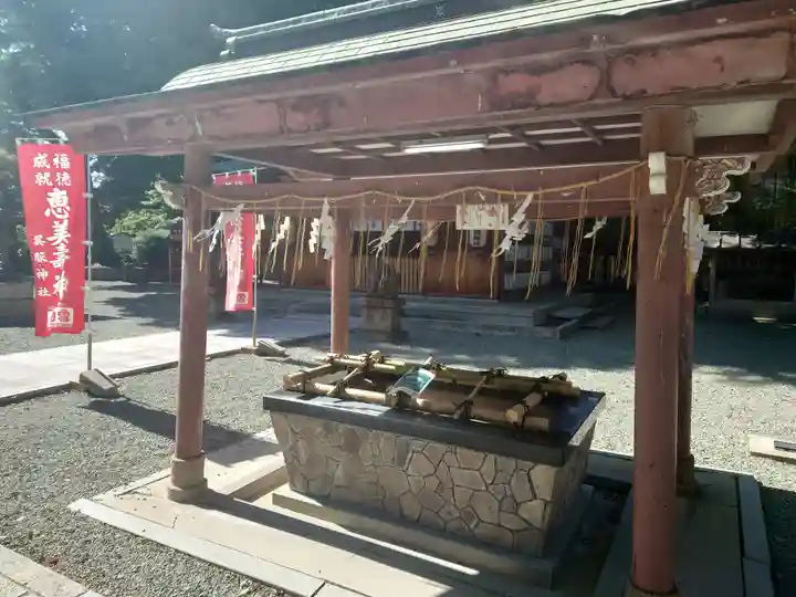 呉服神社の手水舎