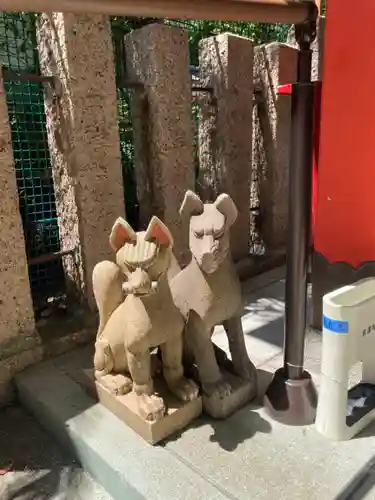 素盞嗚神社の狛犬