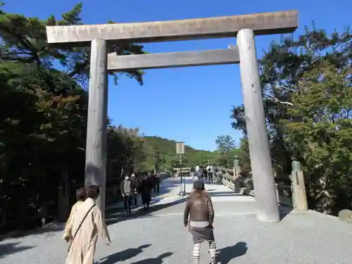 伊勢神宮内宮（皇大神宮）の鳥居