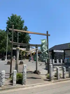 浅沼八幡宮の鳥居