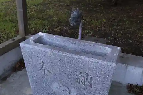 石狩八幡神社の手水舎