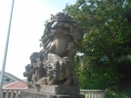 叶神社（東叶神社）の狛犬