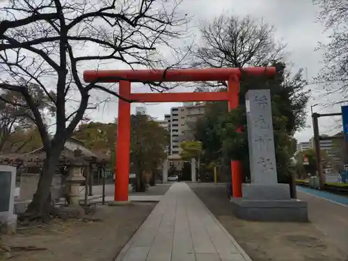 稲毛神社の鳥居